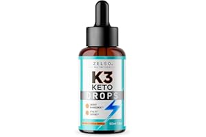 ZELSO K3 Keto Drops for Weight Loss - Fat Burner & Metabolism Booster | Advanced Keto Carb Blocker & Appetite Suppressant | Lose Weight Fast for Men & Women | Made in USA | 1 fl oz, 30 Day