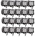 Lumitek 20PCS 4inch 18W LED Light Bar Spot Light 1500LM Led Pods IP67 Waterproof 6000K Led Fog Lights Driving Lights Off-road…