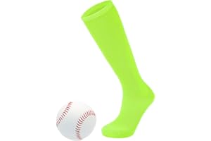 Century Star Girls Soccer Socks Kids Softball Socks Knee High Sock for Toddler Baseball Sock Long Sport Stockings
