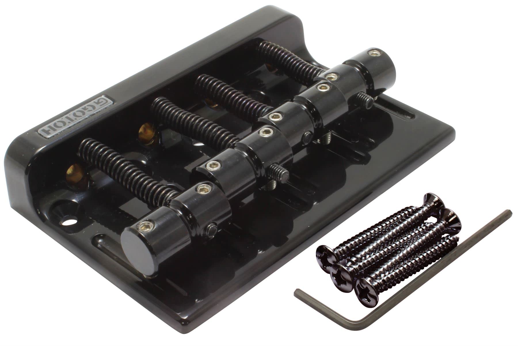 Photo 1 of GOTOH 201B-4 4-String Bass Bridge 2 1/4" spacing - Black