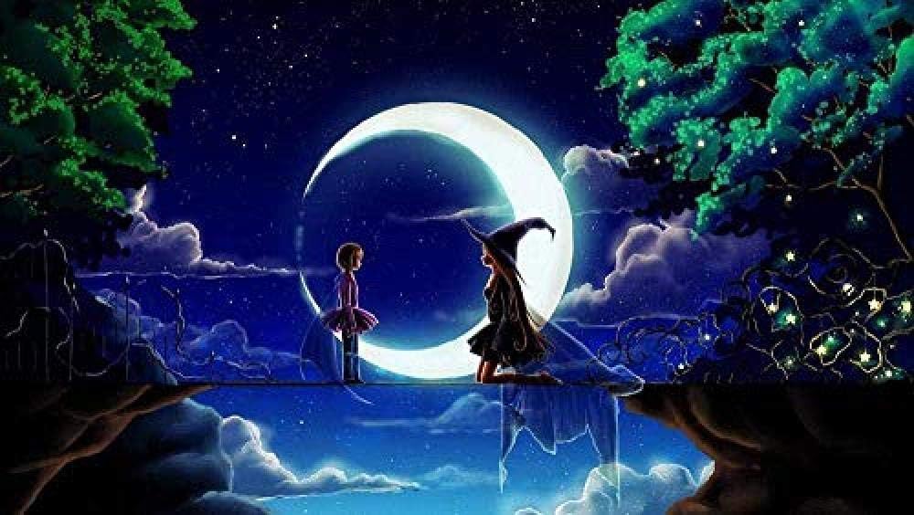 Wooden Jigsaw Puzzle 1000 Pieces Adult Childrens 3D Classic Room/Miko Moon Game Toy Home Decor Unique Gift