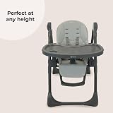 My Babiie MBHC9 Highchair Birth to 3 Years Grey 5 Recline 7 Height view 4