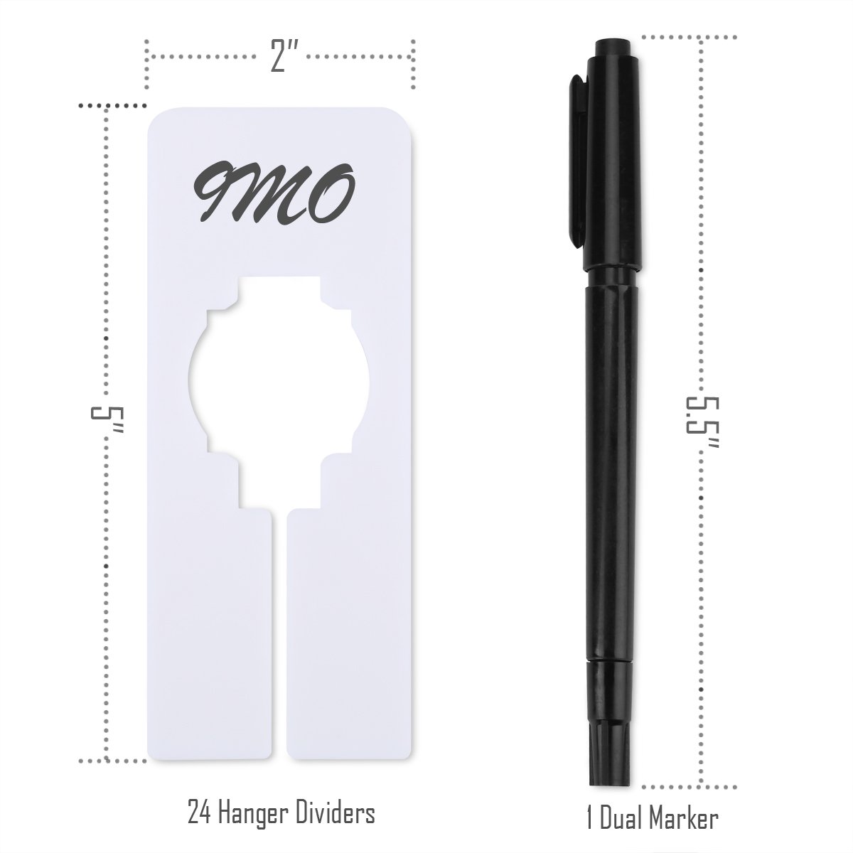 40 Pack Clothing Rack Size Dividers Wardrobe Round Hangers Dividers With 1 Piece Marker Pen 10 Color Baby Furniture Fcteutonia05 De