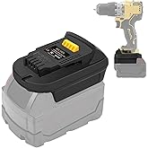 TEPULAS MIL18DL for Milwaukee to for Dewalt Battery Adapter, Convert for Milwaukee M18 18V Lithium Battery to for Dewalt 20V Power Tools(Bare Adapter)