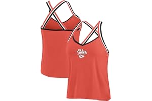 WEAR by Erin Andrews Women's NFL Cross Strap Tri-Blend Tank Top