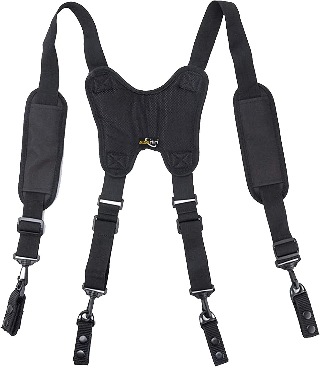 AISENIN Nylon Police Duty Belt Suspenders - Duty Belt Harness Police