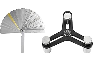 WNSEU Universal Piston Ring Squaring Tool for End Gap 2-5inch Bores (Squaring Tool+Feeler)