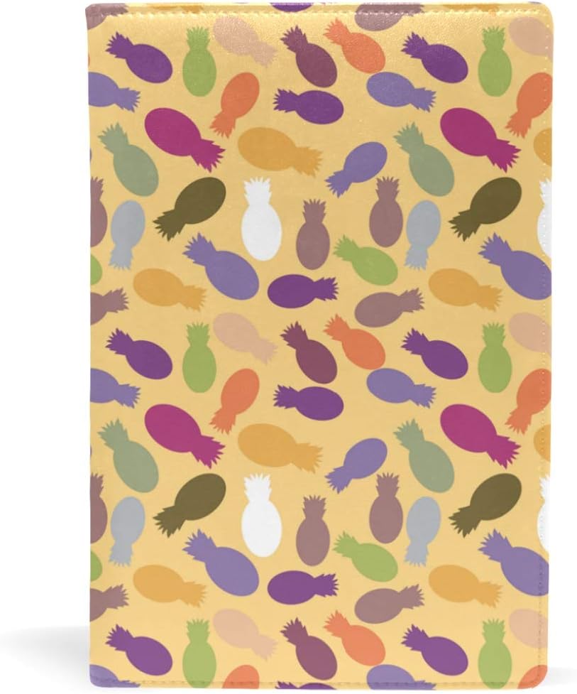 Colorful Pineapple Bright Book Covers School Book Protector Protect Against Wear 8.7×5.8in
