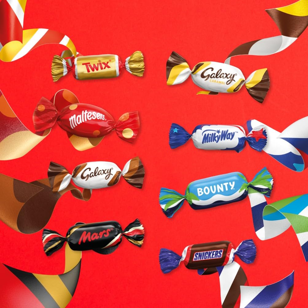Celebrations Schokolade Großpackung 8x269g, Mit Mini-Schokoriegel Snacks (Maltesers, Galaxy, Snickers & mehr), Schokoladen Geschenk Idee mit Mini Schoko Pralinen, Süßigkeiten Box (2152g) 2