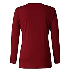 Kinple Women's Plus Size Long Sleeves Fall Blouses