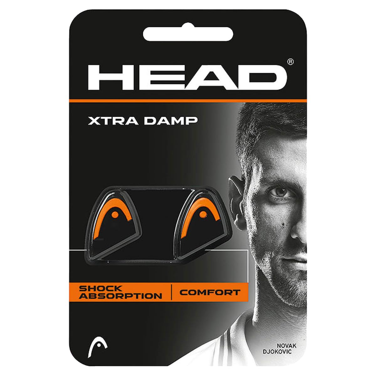 HEAD Unisex – Adult's Xtra Damp Tennis Mute, Orange, standard size