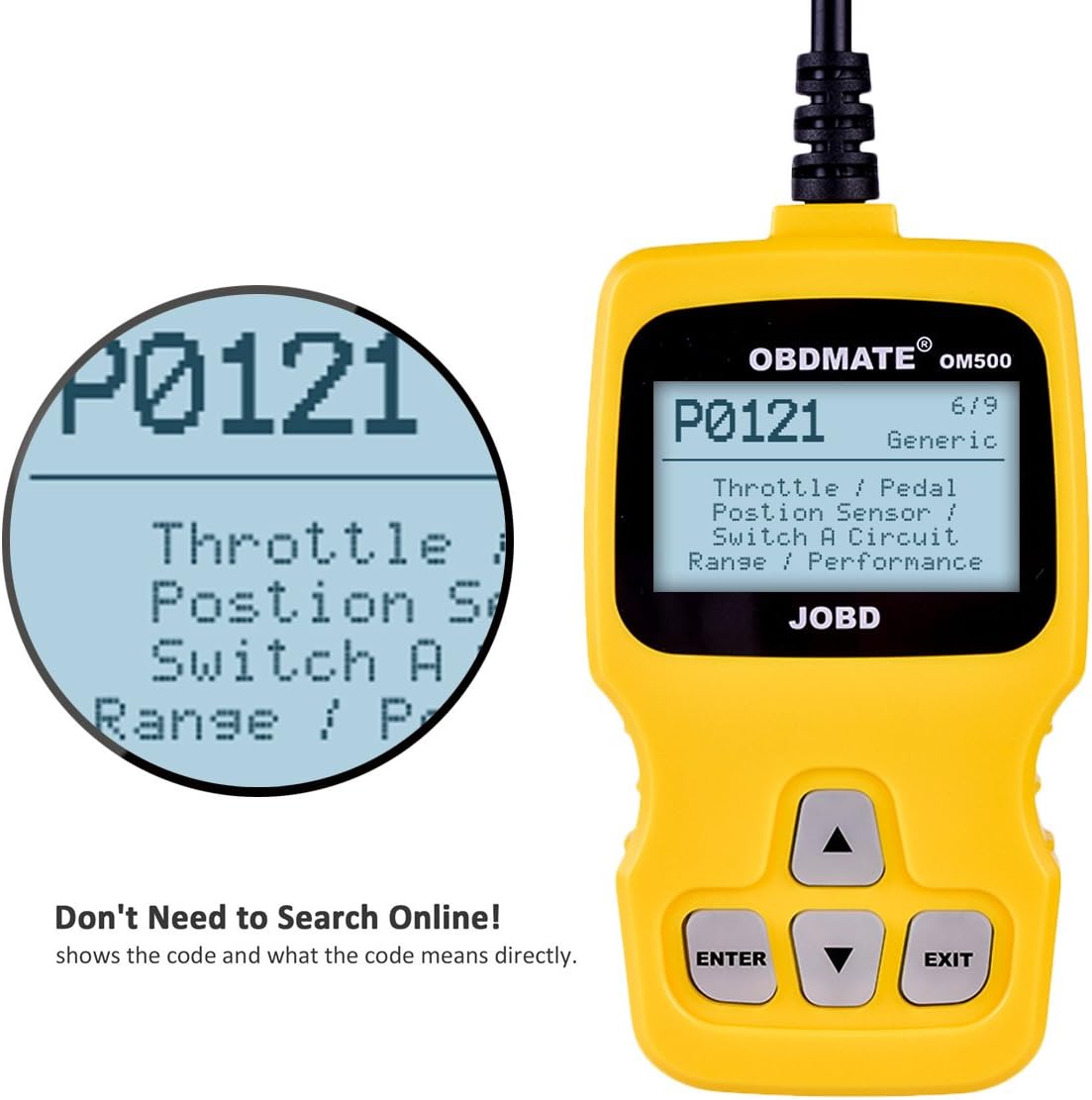 AUTOPHIX Japanese Vehicles Scanner OM500 JOBD Engine Code