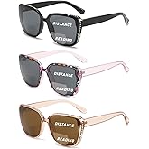 Dccdllo Bifocal Reading Sunglasses 3 Pack Fashionable Outdoor UV400 Readers Women Men Anti Ray Lens