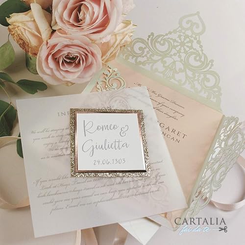 Campione Partecipazione Matrimonio Fai Da Te Shabby Chic