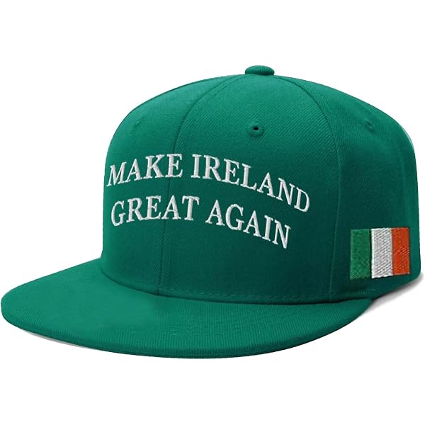 Casquette Baseball 'Make Ireland Great Again' - Unisexe, Réglable, En Polyester