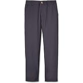 French Toast Boys' Adjustable Waist Straight Fit Stretch Twill Chino Pant
