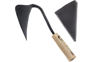 HomeTheWay Korean Youngju Daejanggan Master Homi Garden Tools Hoe with Safety Cover M Size/Garden plow/Weeding Sickle/Weeding Farming Tool
