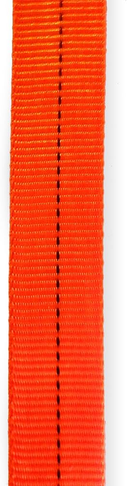 OmniProGear Tubular Webbing 1 inch x 10 Yards Safety Orange, UIAA Certified, Made in USA