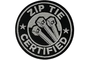 Zip Tie Morale Patch, FILSEF, Meme Patch for Backpacks, Military Patch, Hook and Loop, Tactical, Murph, Veteran Owned