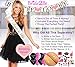 BACHELORETTE PARTY DECORATIONS KIT | Bride To Be Bridal Wedding Shower Set | Sash Veil/Comb Banner Bride Tribe Tattoos Photo Booth Props Balloons | Wedding Engagement Party Supplies Accessories