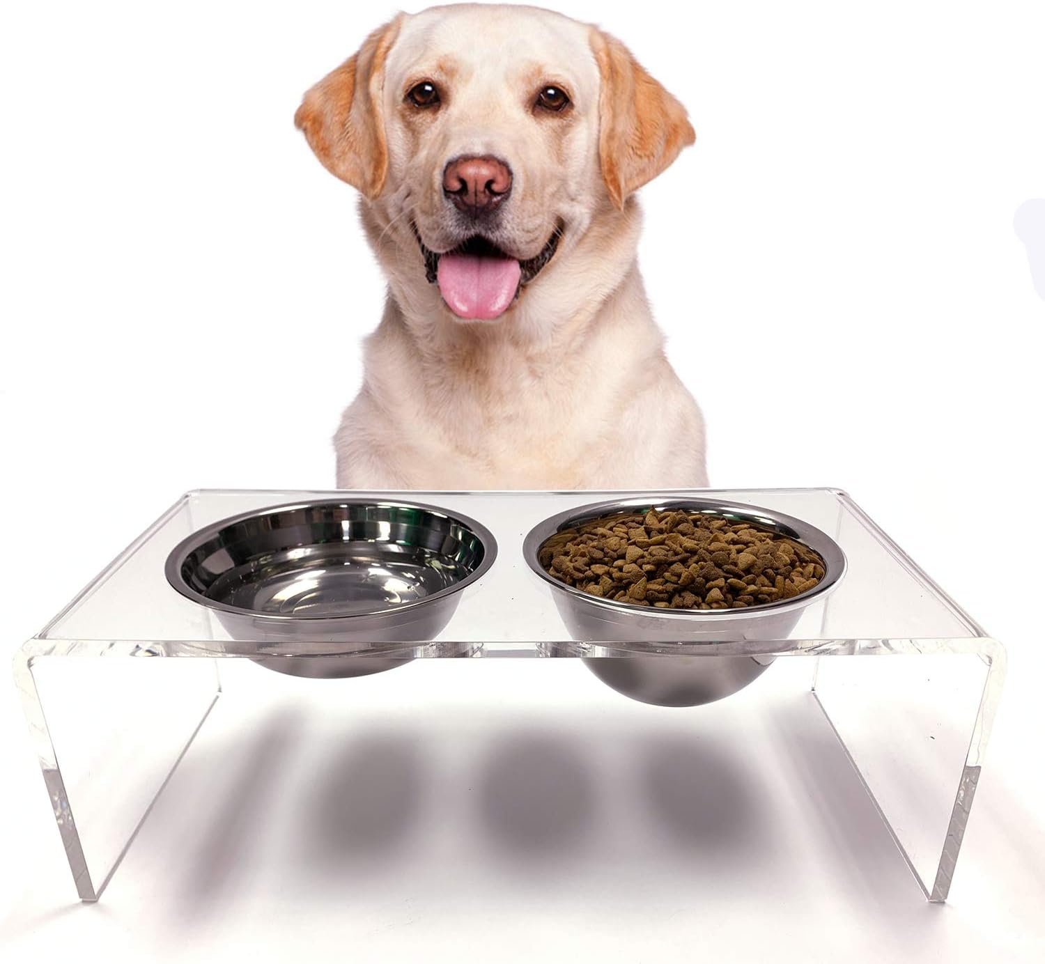 Acrylic dog bowl stand Clearance