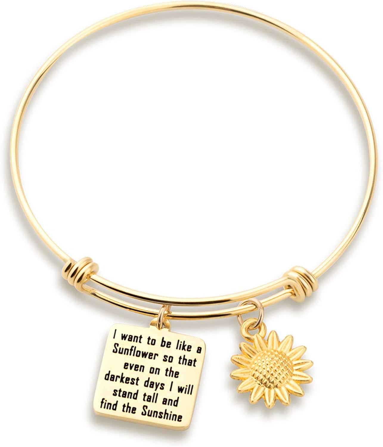 KUIYAI Sunflower Charm Bracelet I 
