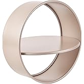 Bakeley Round Cake Pan, Nonstick 8-Inch with Removable Loose Bottom Chiffon Bakeware (Champagne Gold)