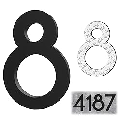 5 Inch House Numbers, Self-adhesive Mailbox Numbers