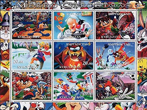 2001 Looney Tunes on Stamps - 9 Stamp Sheet - 11A-086