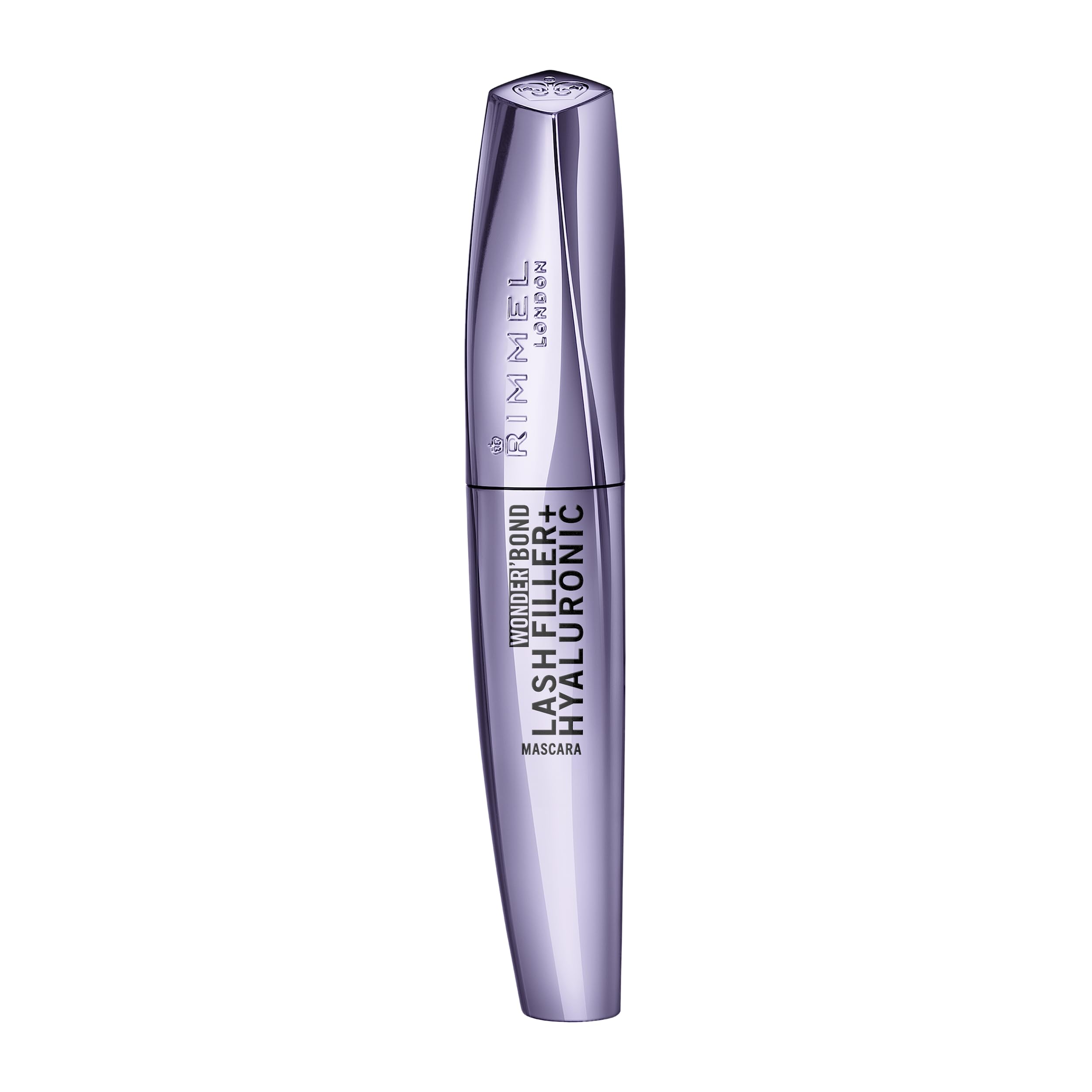 Rimmel Wonder'Bond Lash Filler + Hyaluronic Mascara, 002 Brown, Bold Volume, Ultra Curved Brush Design, Long Lasting, Clump-Free, Smudge Proof, Comfortable All Day Wear, Cruelty Free, 11ml
