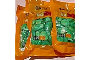 RETBST Shandong Authentic Laba Garlic 【260g/bag】, Green Garlic and Sugar Garlic, Vinegar Pickled Soaked Garlic, Sweet and Sour Green Garlic, Chinese Spicy Instant Food, Seasoning (1 bag)