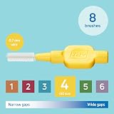 TePe Interdental Brush Extra Soft Yellow ISO 4 0.7mm 8pcs view 3
