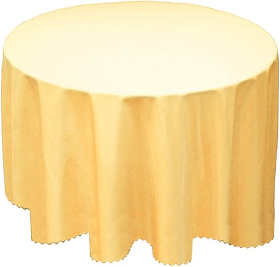 AExpress® Plain Tablecloth Round Circular Table Cloth 173cm Round 68
