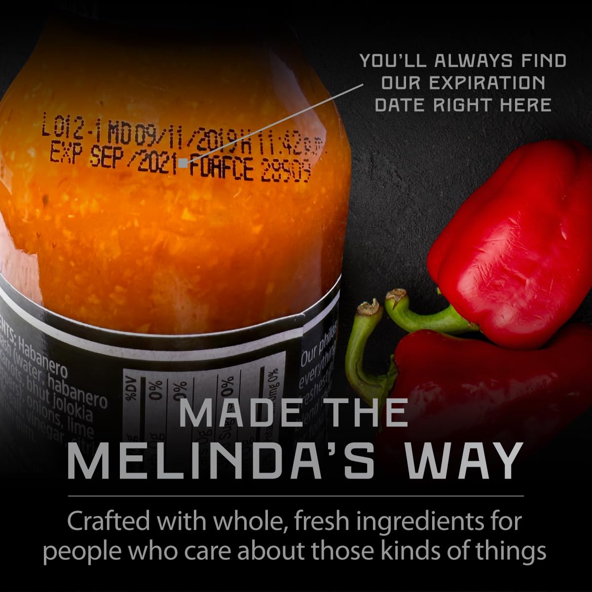 Melinda’s Pepper Sauce Challenge Collection - Extra Spicy Gourmet Hot Sauce Gift Set - Includes Jalapeño, Extra Hot Habanero, Chipotle, Red Savina, Ghost, Scorpion - 5 oz, 6 Pack