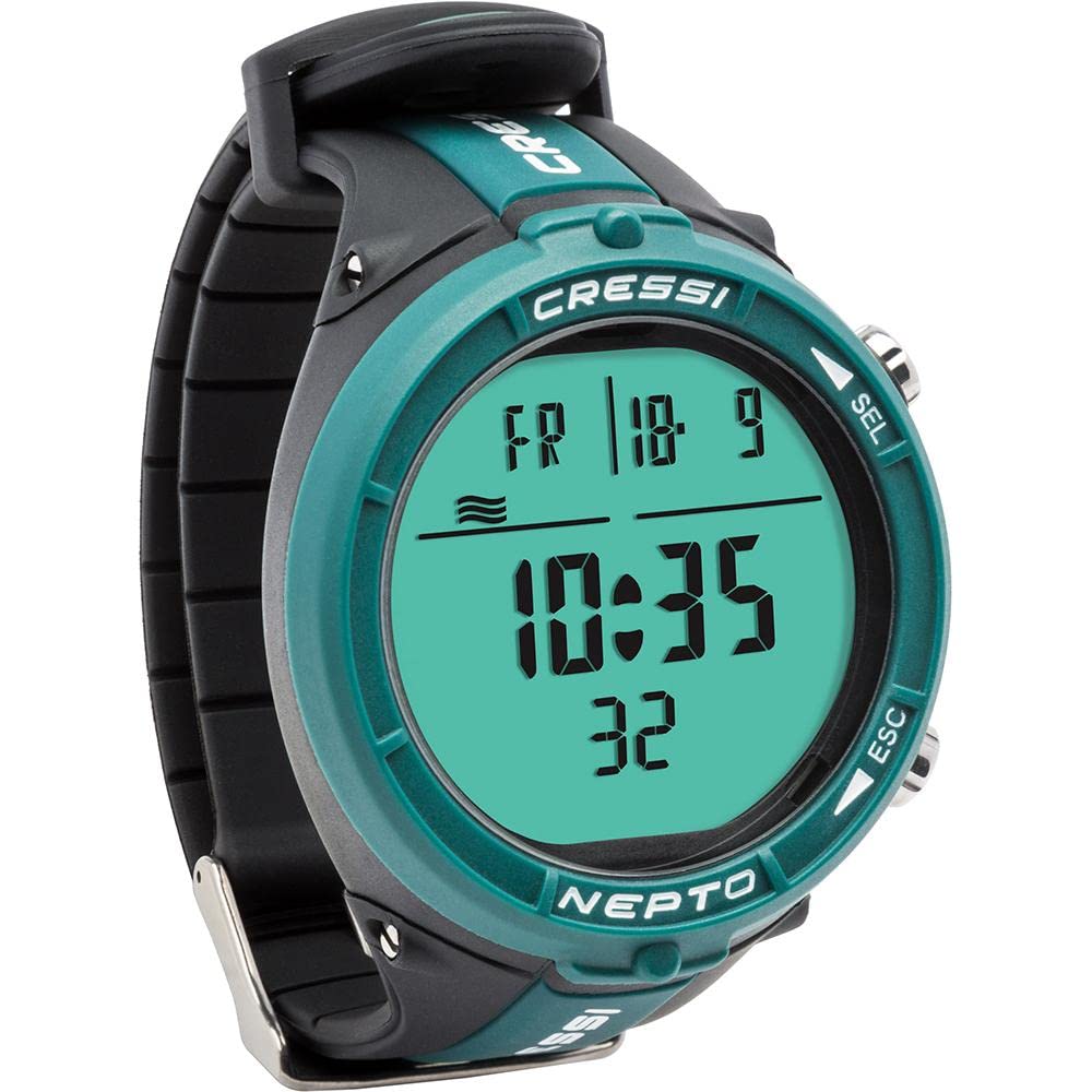 Cressi Nepto Watch Computer - Freediving Watch/Computer,One Size, Unisex Adult