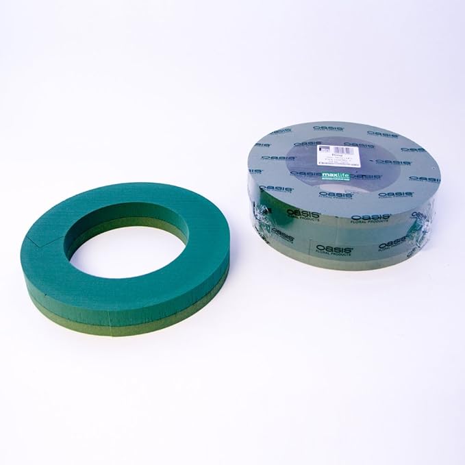 Pack of 2 Oasis Foam Wreath Rings 14" (36cm) Amazon.co.uk Kitchen & Home
