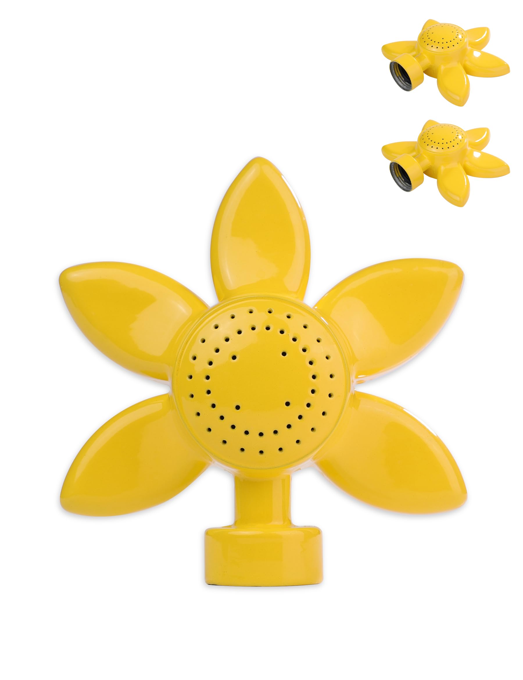 Photo 1 of glorden Garden Sprinklers for Small Areas Spot Sprinkler Flower Design Circular Metal Sprinkler Plant Watering Sprinkler Head with Gentle Water Flow for Kids and Lawn