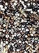 50-60 Pieces (75 Grams) 5mm to 18mm, Variety Mix Natural Buffalo Bone Beads, Native American Art Work, Etched Beads Black, Brown, Cream, in USA