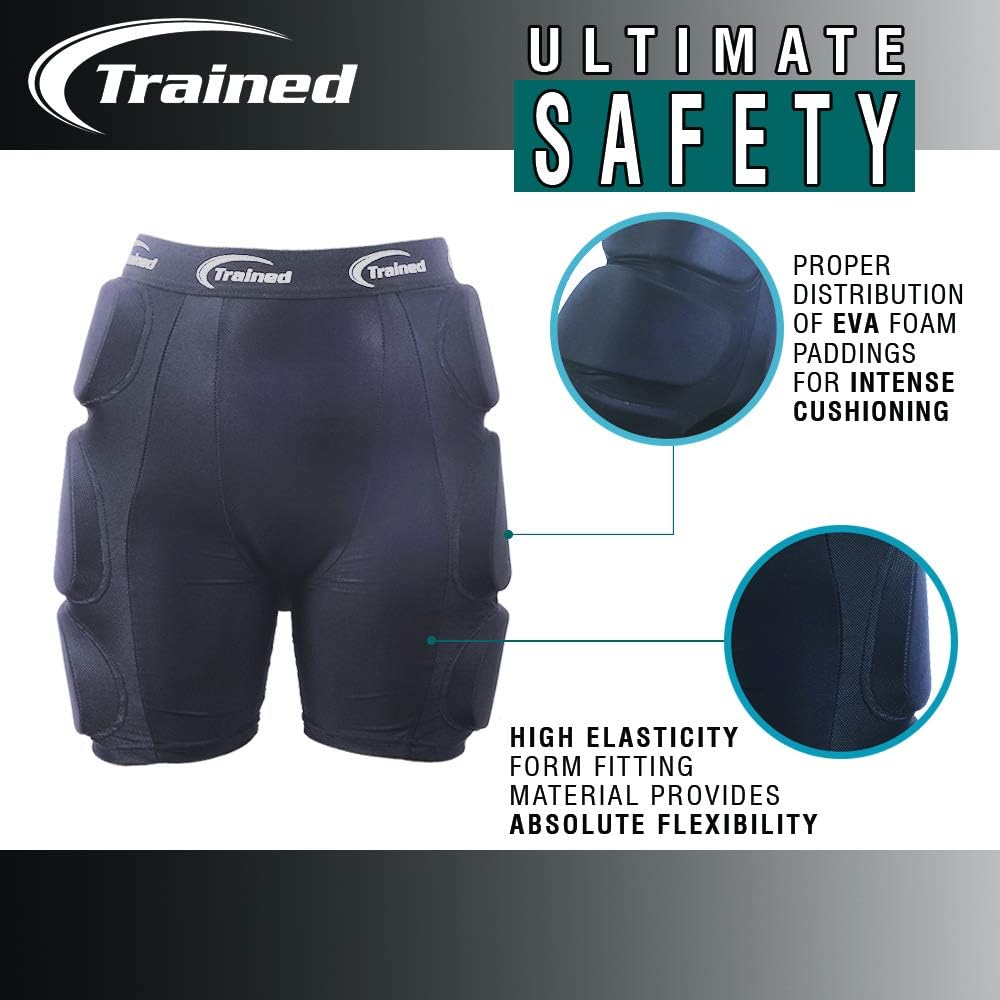 Trained Padded Protective Shorts for Extreme Sports: Clothing