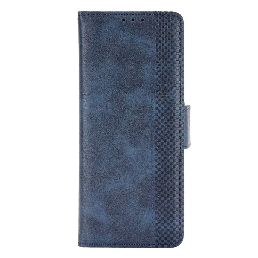 BellaCase Samsung Galaxy Z Fold 2 5G Case [Wallet Case] [Kickstand] [Card Slots] [Magnetic Flip Cover] Compatible with Samsung Galaxy Z Fold 2 5G Smartphone(Blue)