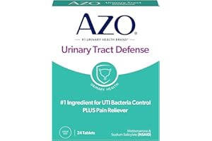 AZO Urinary Tract Defense Antibacterial Protection, FSA/HSA Eligible, Helps Control a UTI Until You Can See a Doctor, from The No. 1 Most Trusted Urinary Health Brand, 24 Count (Pack of 1)