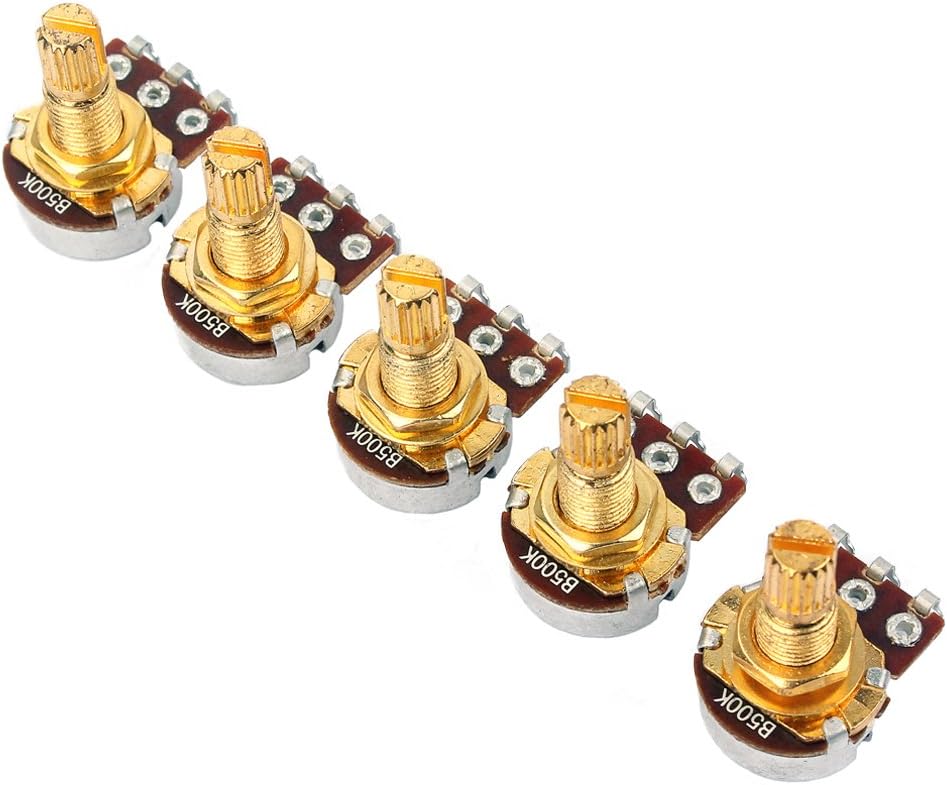 Potenziometro CTS 450 Serie A500K Per Chitarra E Basso - 10% Tolleranza, Split Shaft - Foto 3