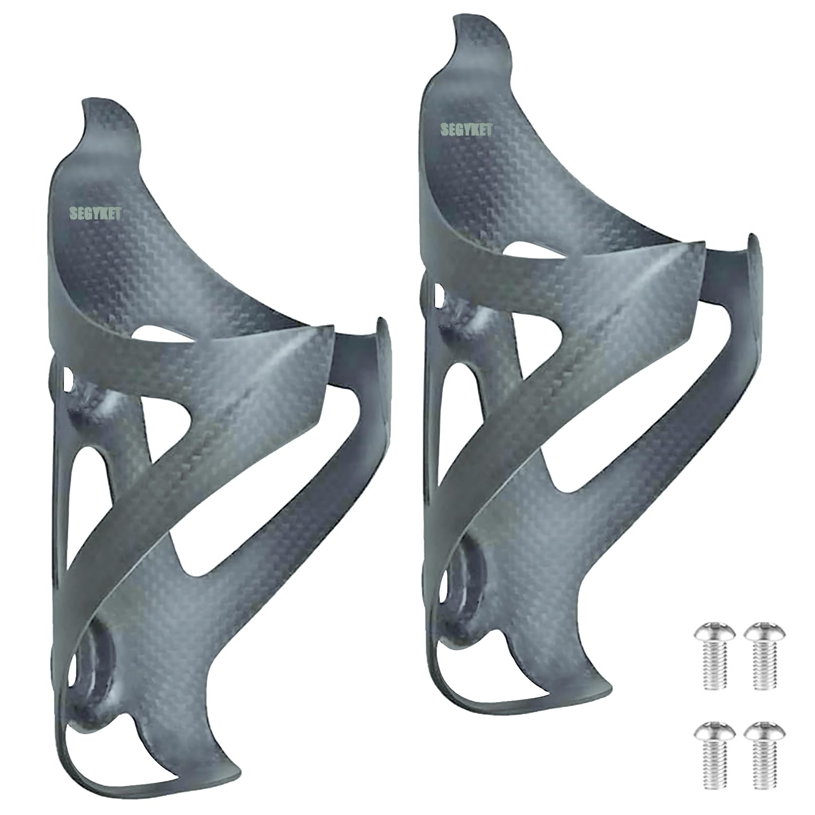 thumbnail image 2 of Chooee Bike Water Bottle Cage – 2-Pack, Alloy-6061, Fits Standard & Oversized Bottles, Black 2 of 12