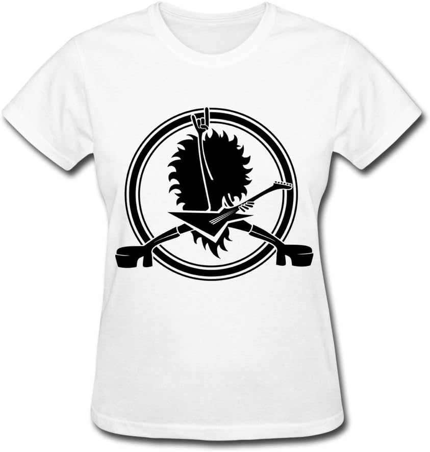 RZF Women's Hairball Icon Black Bonobo T-Shirt- White