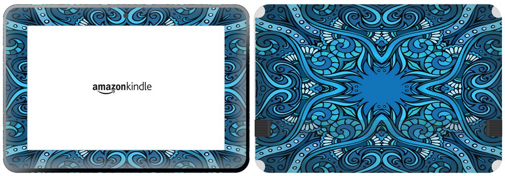 Get it Stick it SkinTabAmaFireHD89_52 Floral Swirl Pattern Skin for 8.9-Inch Amazon Kindle Fire HD