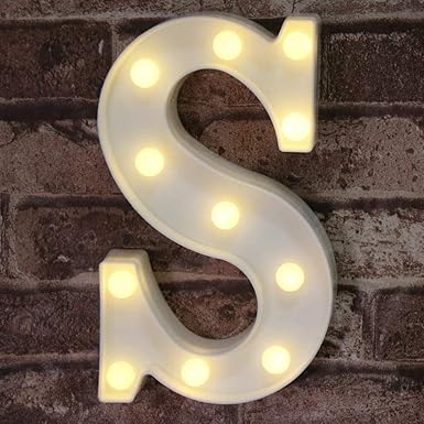 Amazon Com Led Marquee Letter Signs Light Alphabet S Light Up For Wedding Home Party Bar Decoration S Home Improvement