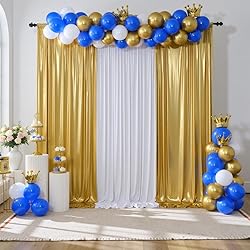 Outpain 30x12ft Gold Sequin Backdrop Curtains