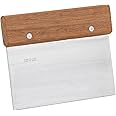 Mrs. Anderson’s Baking Pastry Dough Scraper, Stainless Steel Blade with Wood Handle