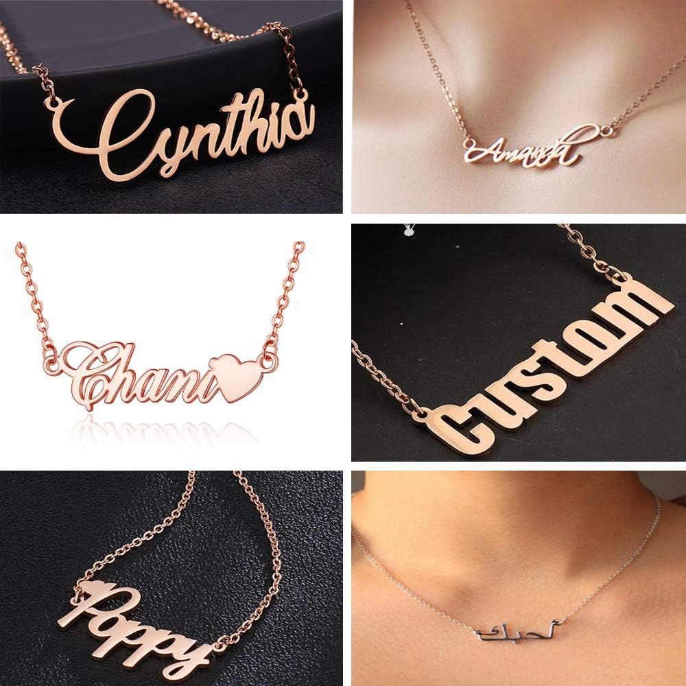 BINKILA Custom Name Necklace 