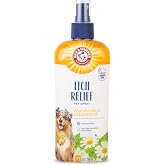 Arm &amp; Hammer Dog Itch Relief Spray, Chamomile &amp; Peppermint, 8 Fl Oz | No-rinse baking soda formula soothes itchy skin and hot spots, gentle enough for regular use